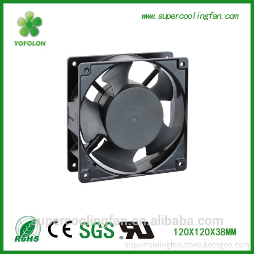 120x120x38mm 110V/220V /380V High flow low noise 120mm AC Cooling Fan